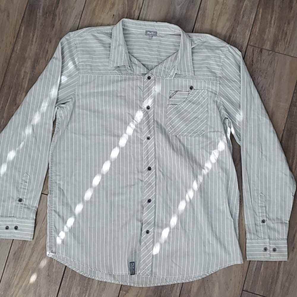 LRG Wovens Men's Dress Shirt